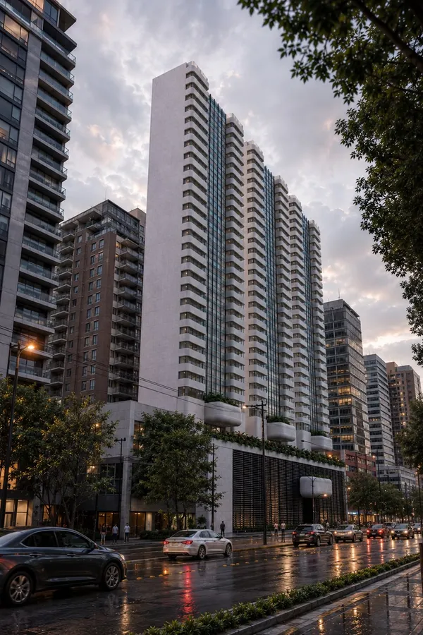 Torre Residencial Alta - Exterior